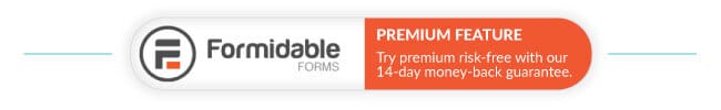 Функция Formidable Forms Pro