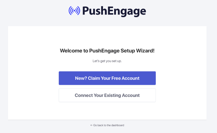 PushEngage Sihirbazı