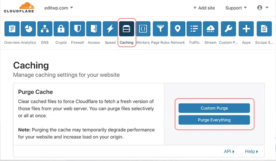 Caching in Cloudflare