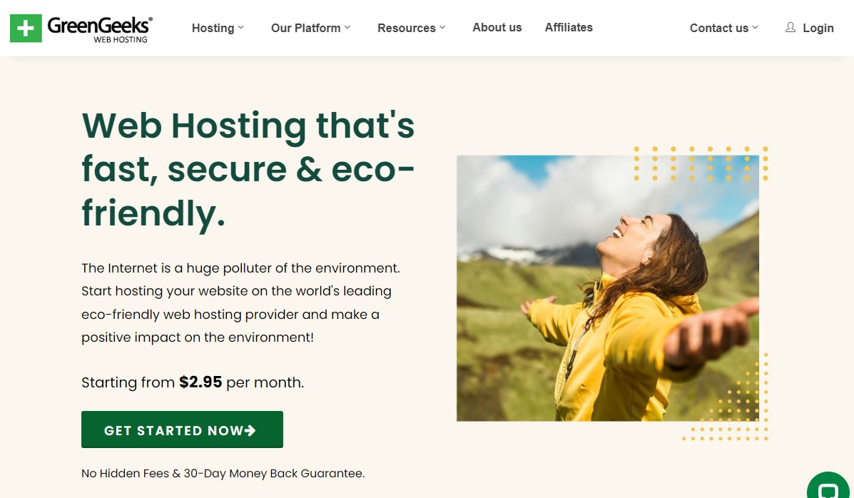 GreenGeeks - Web Hosting Ramah Lingkungan