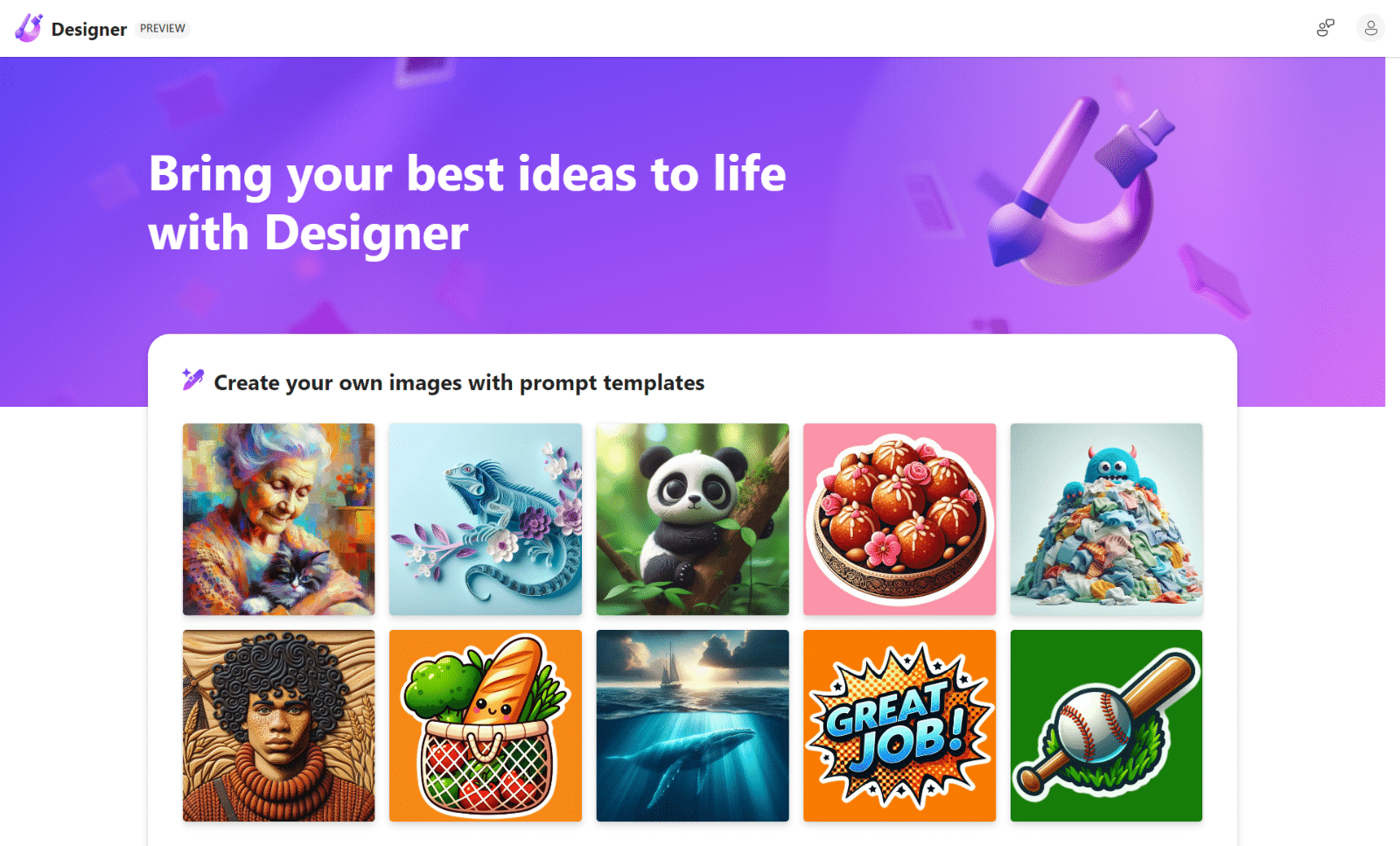 Image creator by Microsoft Designer