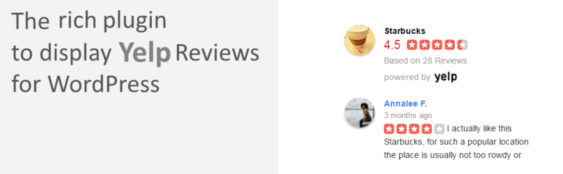 Widget pentru recenzii Yelp este unul dintre cele mai bune pluginuri WordPress Yelp