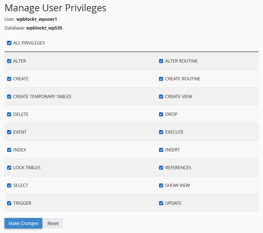 MySQL 管理用户权限