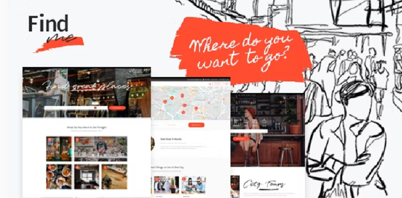 Тема WordPress для каталога FindMe