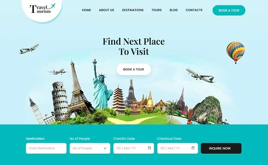 Tema WordPress per agenzia di viaggi