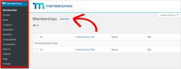 Niveles de membresía de WordPress