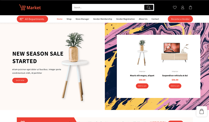 Market Mania WooCommerce theme