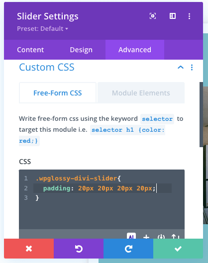 divi-slider-กำหนดเอง-css