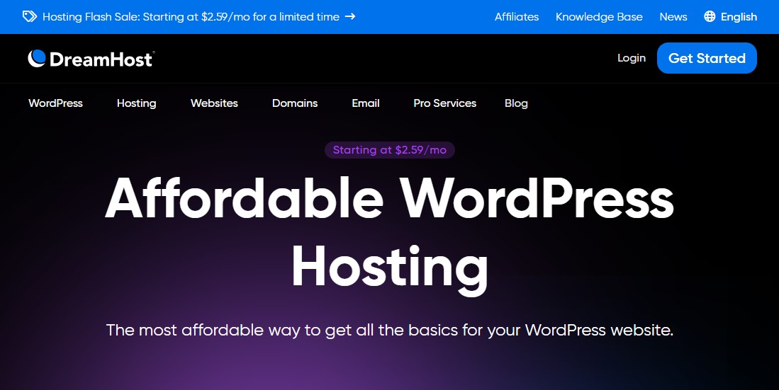 DreamHost: fornitore di hosting web