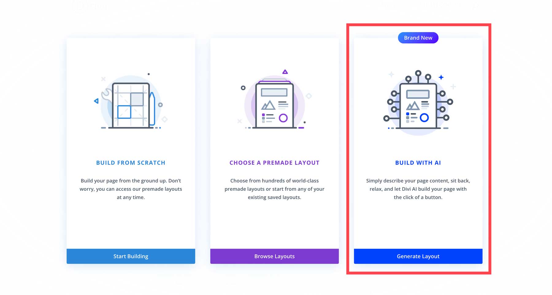 使用 Divi AI 進行構建