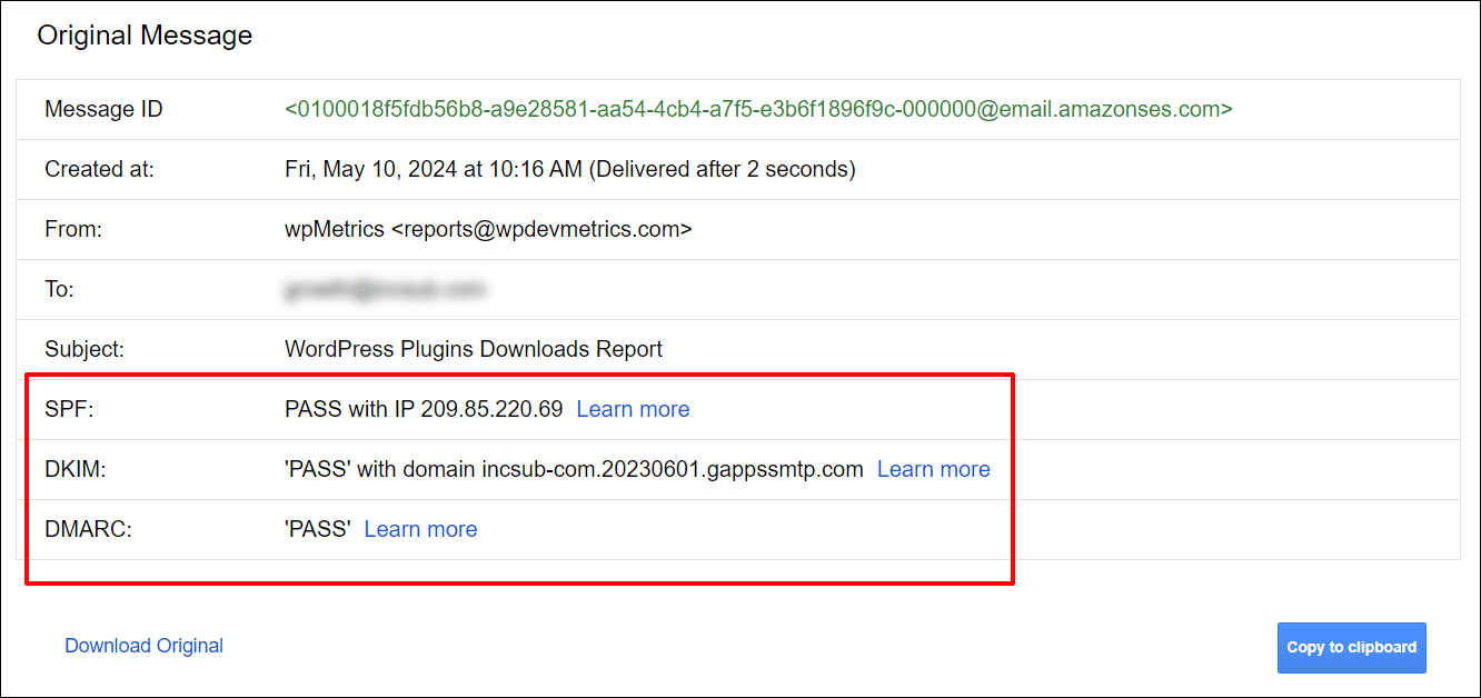 Gmail - geçerli e-posta başlıkları