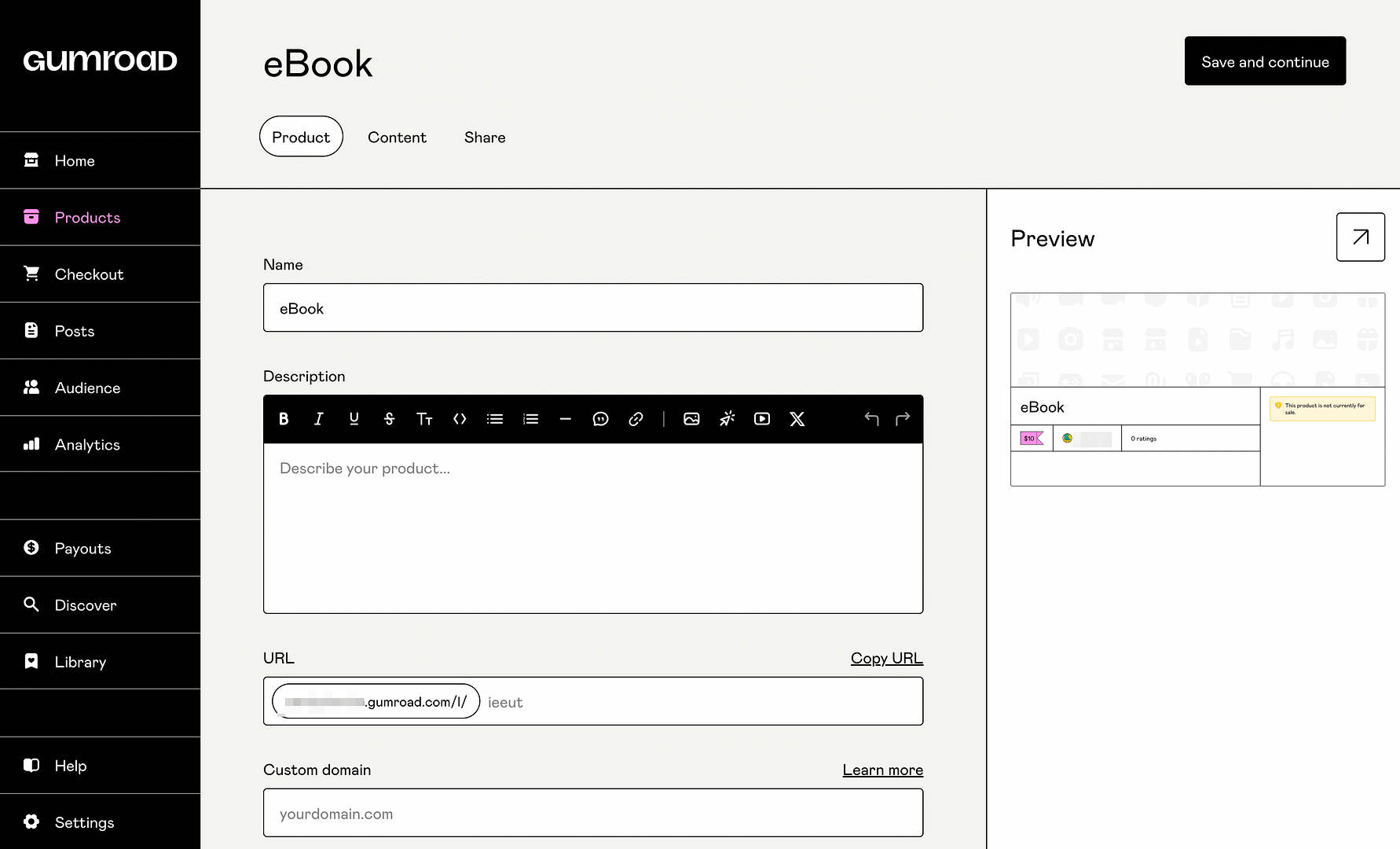 كيفية بيع الكتب الإلكترونية عبر الإنترنت باستخدام Gumroad.