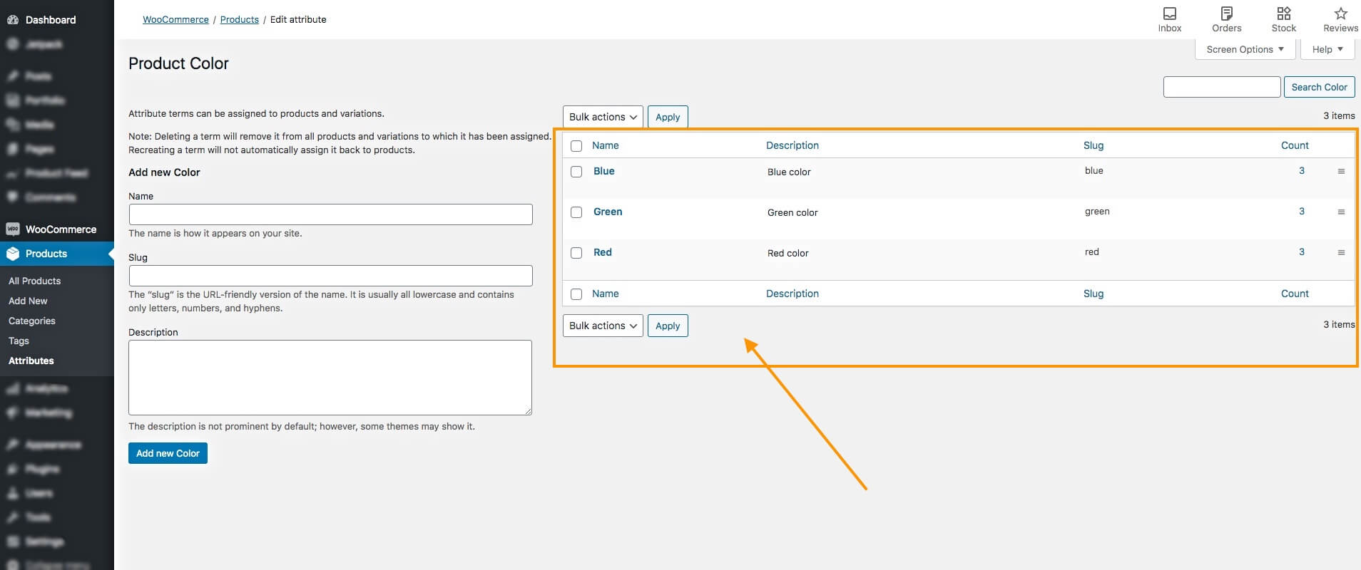 Aggiunte varianti: per il prodotto variabile WooCommerce