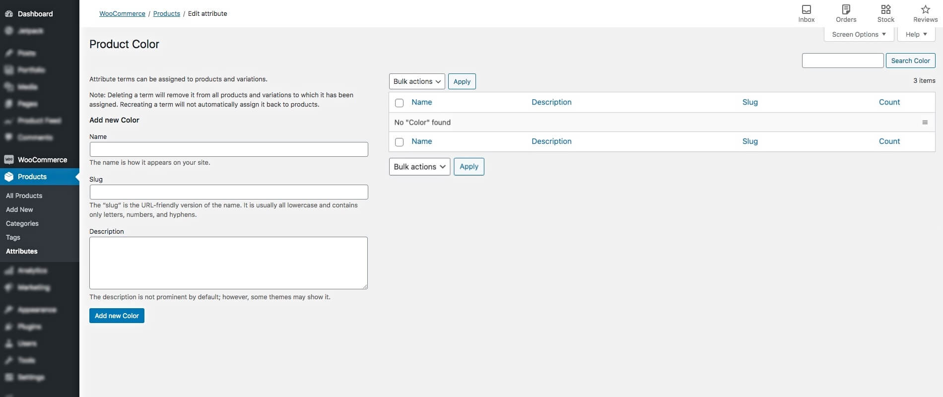 Variantenseite hinzufügen – für WooCommerce-Variablenprodukt