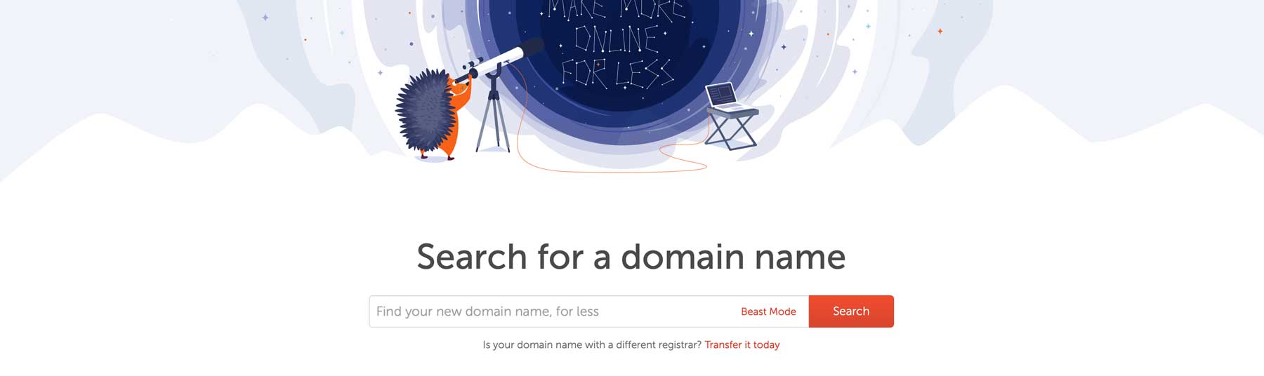 Поиск домена Namecheap