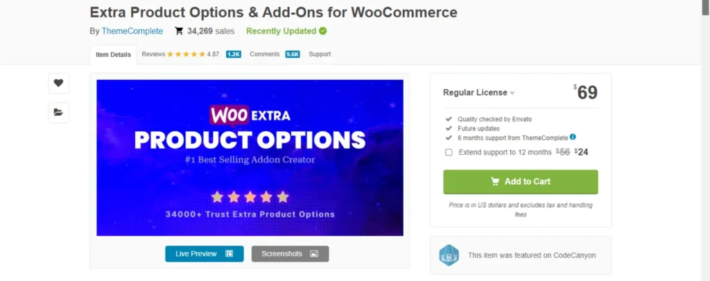 Complementos de opciones de productos de WooCommerce (12)