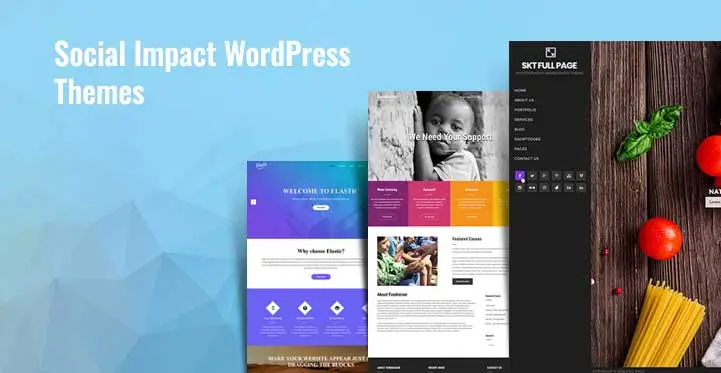 사회적 영향을 미치는 WordPress 테마