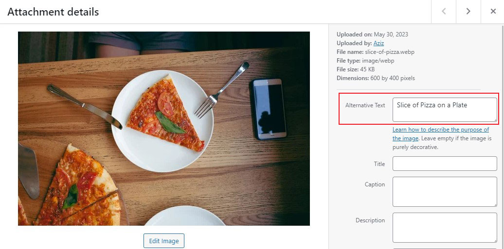 Dodawanie tekstu alternatywnego do obrazu w WordPress