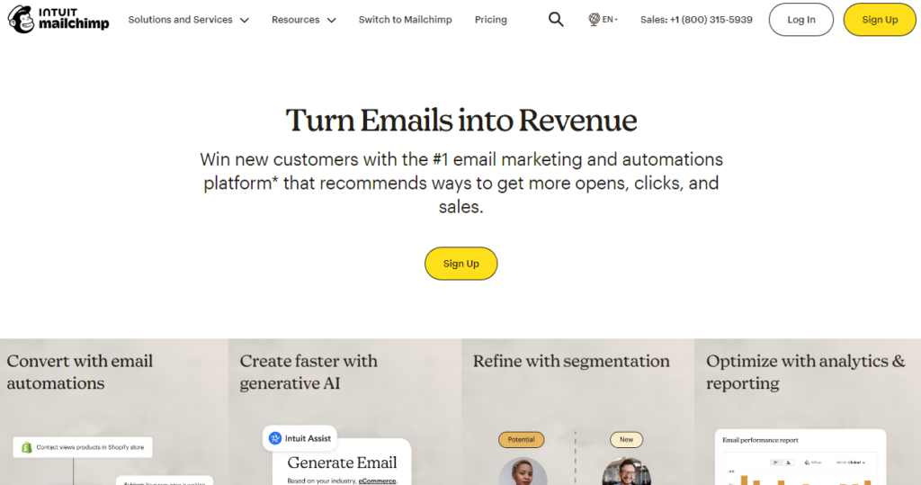 mailchimp - Herramientas de respuesta automática de correo electrónico