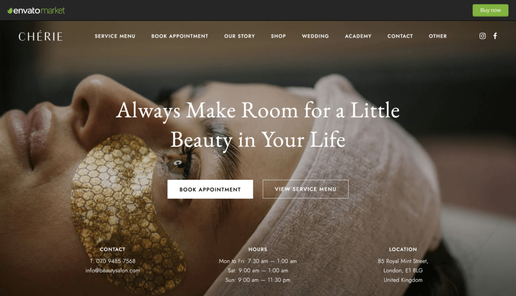 Cherie WordPress-Theme.