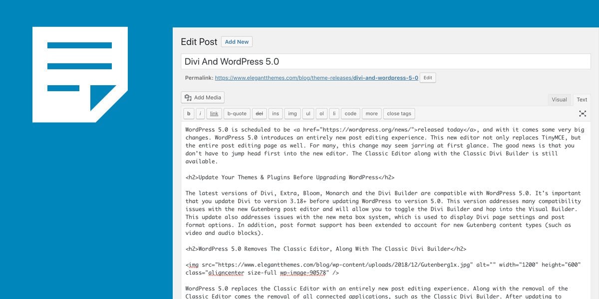 WordPress Classic Editor - การสร้างเพจก่อนตัวสร้างเพจ