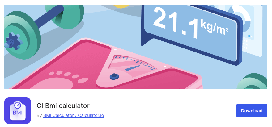 Complemento de calculadora de WordPress CI BMI Calculator