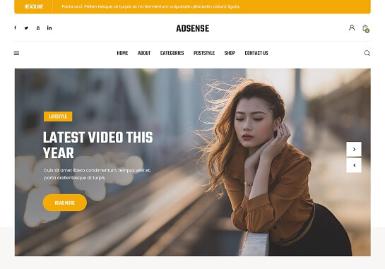 Adsense 友善 WordPress 主題