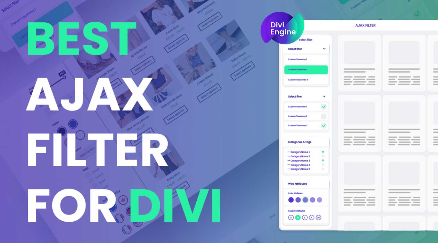 Divi Ajax 過濾器