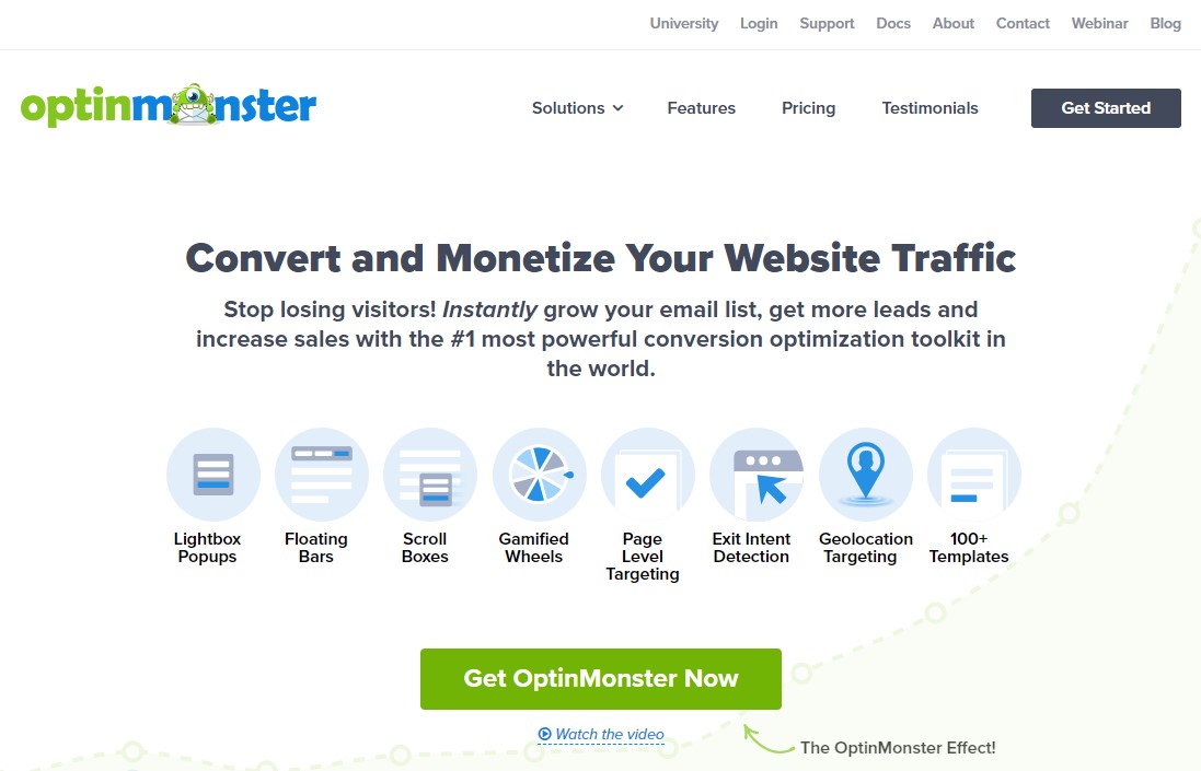 OptinMonster - 最佳 WordPress 潜在客户开发插件