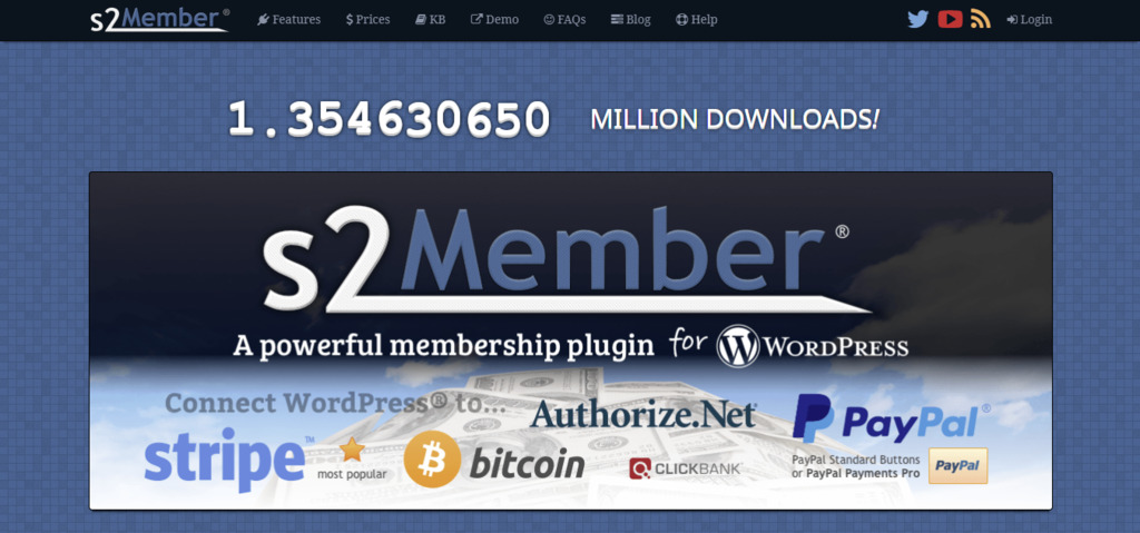 S2Member - Plugin de membru WordPress gratuit