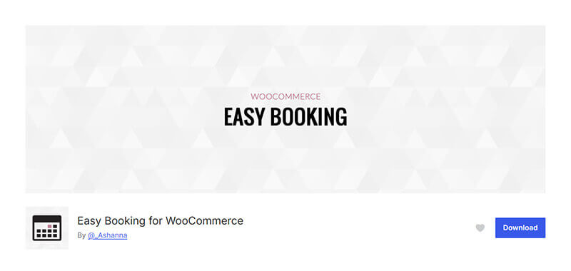 Plugin de réservation facile WooCommerce