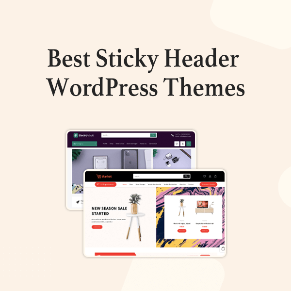 Sticky Header WordPress Themes