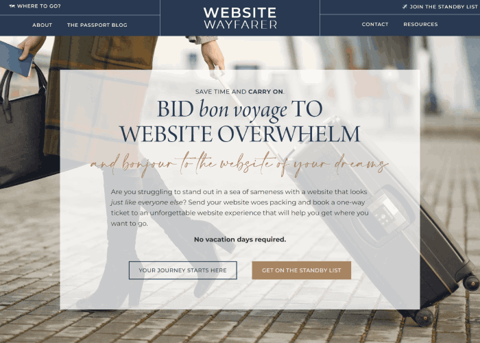 website wayfarer