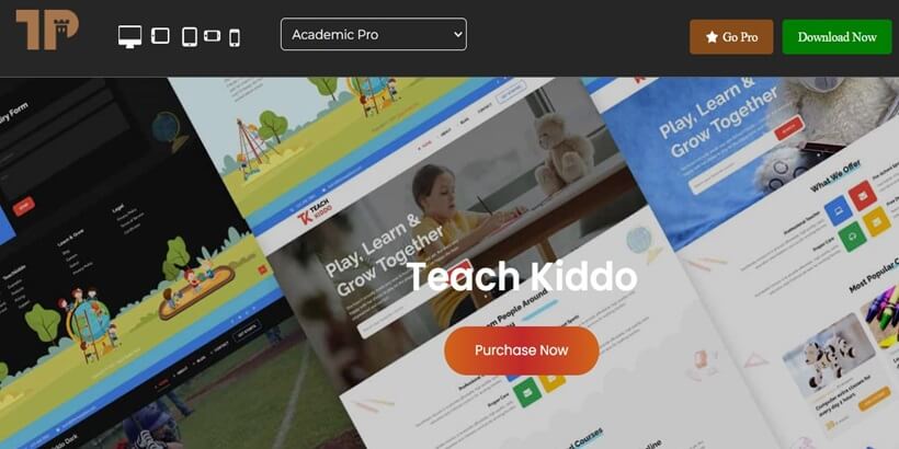 Teach Kiddo-En İyi-Popüler-Çocuk-ve-Çocuk-WordPress-Temaları