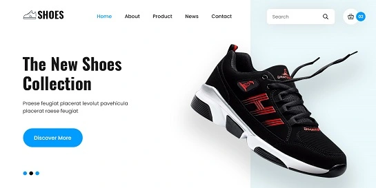 Thème WordPress pour chaussures