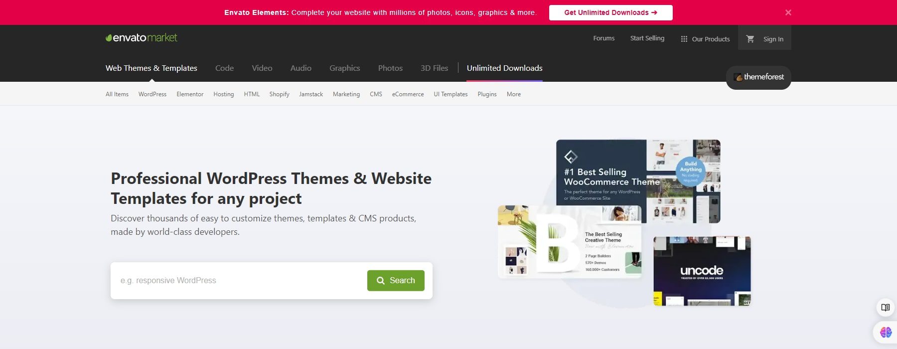 موضوعات ووردبريس themeforest