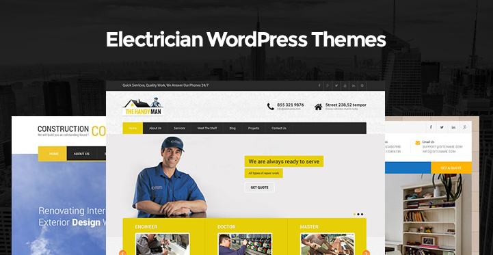 Темы WordPress для электрика