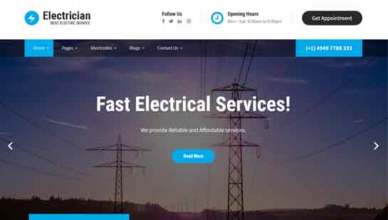 Elektriker-WordPress-Theme