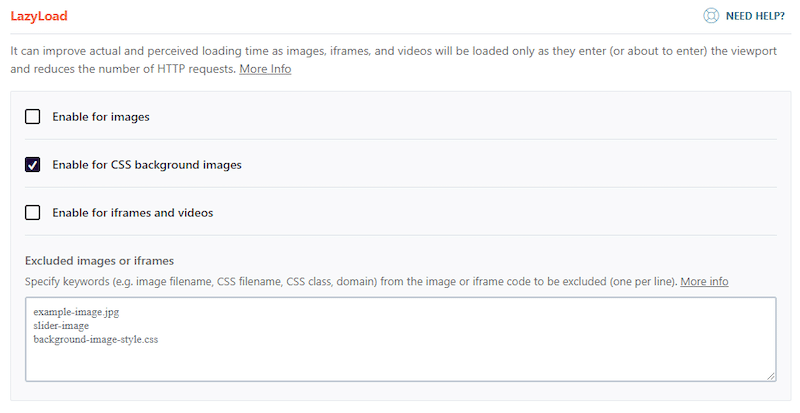 คุณสมบัติภาพพื้นหลัง CSS LazyLoading - ที่มา: WP Rocket