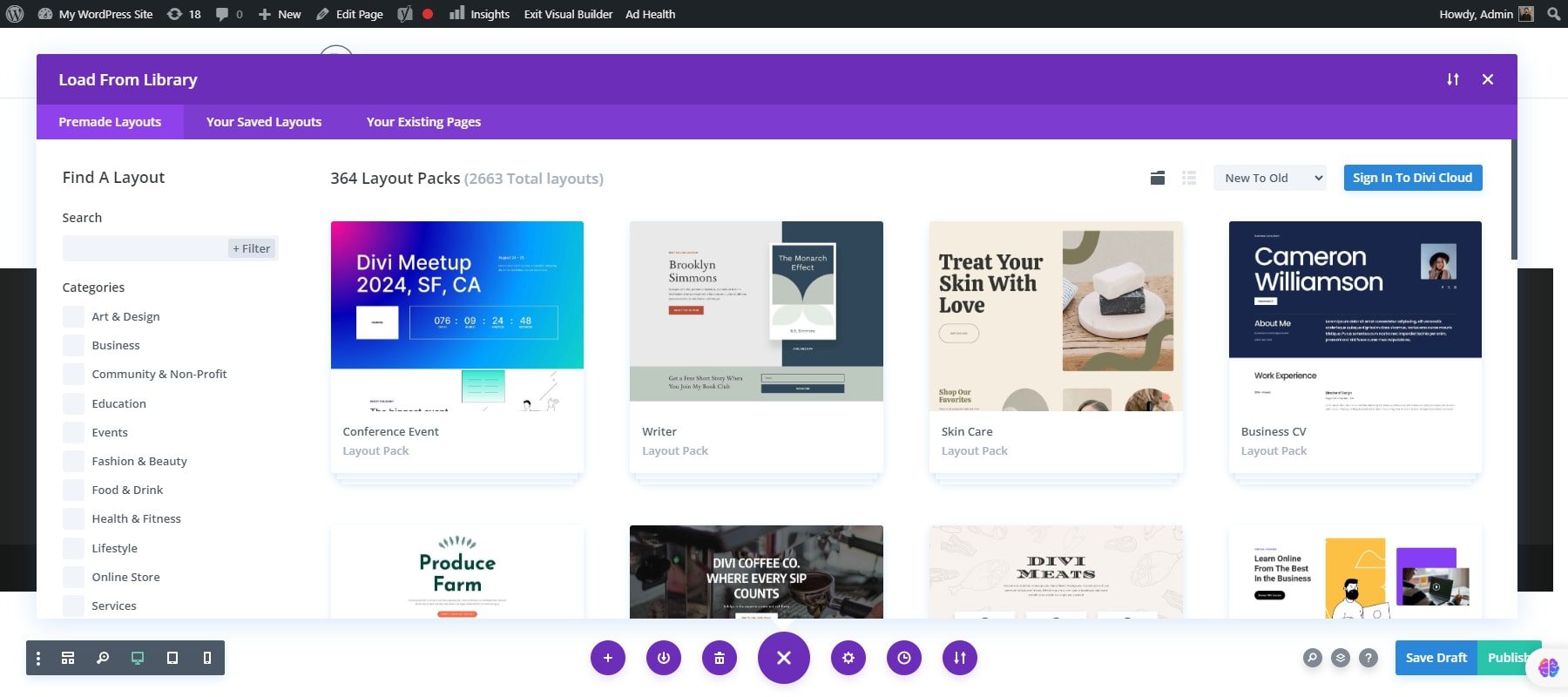 Divi-Layouts