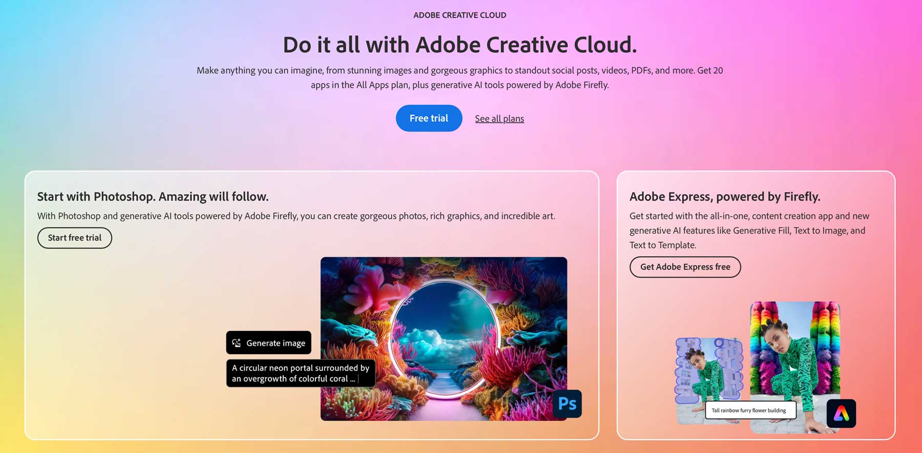 Nuvem Criativa Adobe