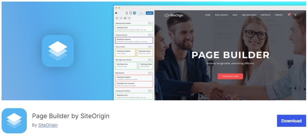 creador de páginas por alternativas de siteorigin seedprod