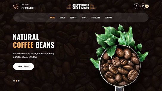 Kaffeehaus-WordPress-Theme