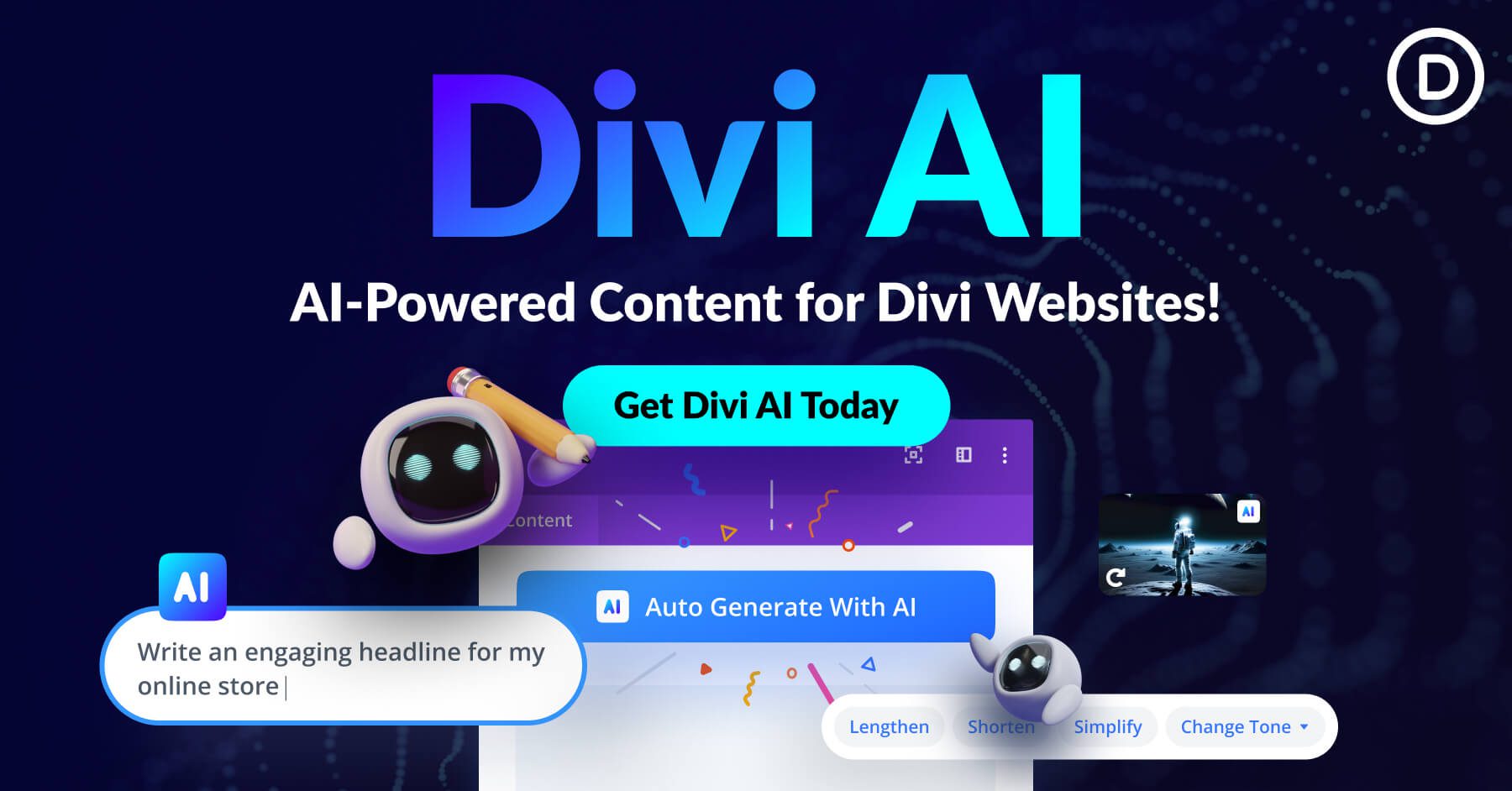 Divi AI Banner'ı