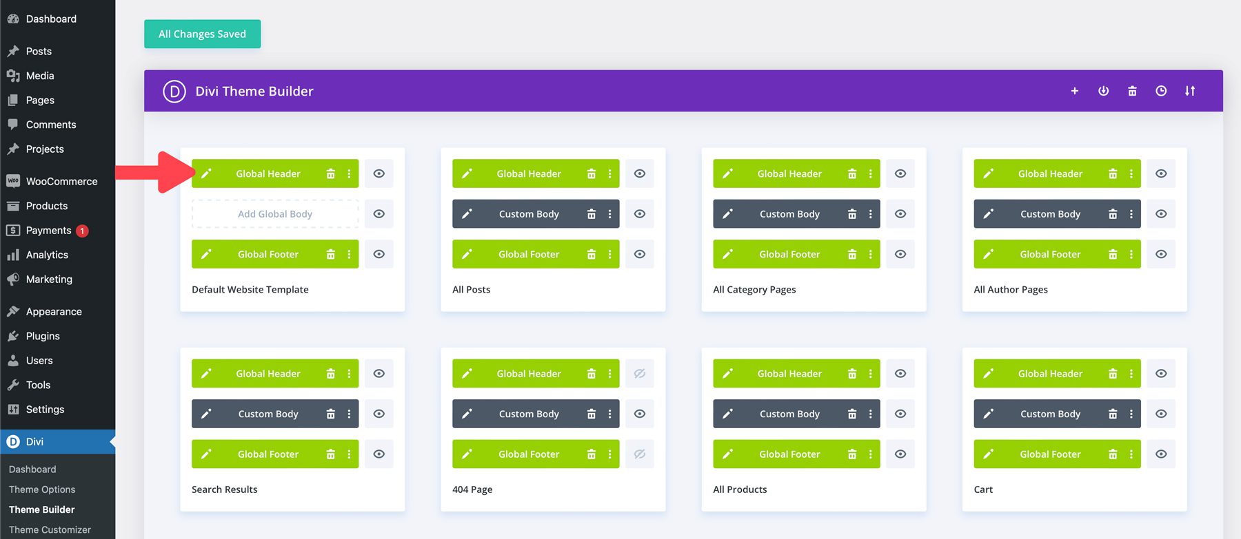 Situs permulaan Real Estat untuk Divi