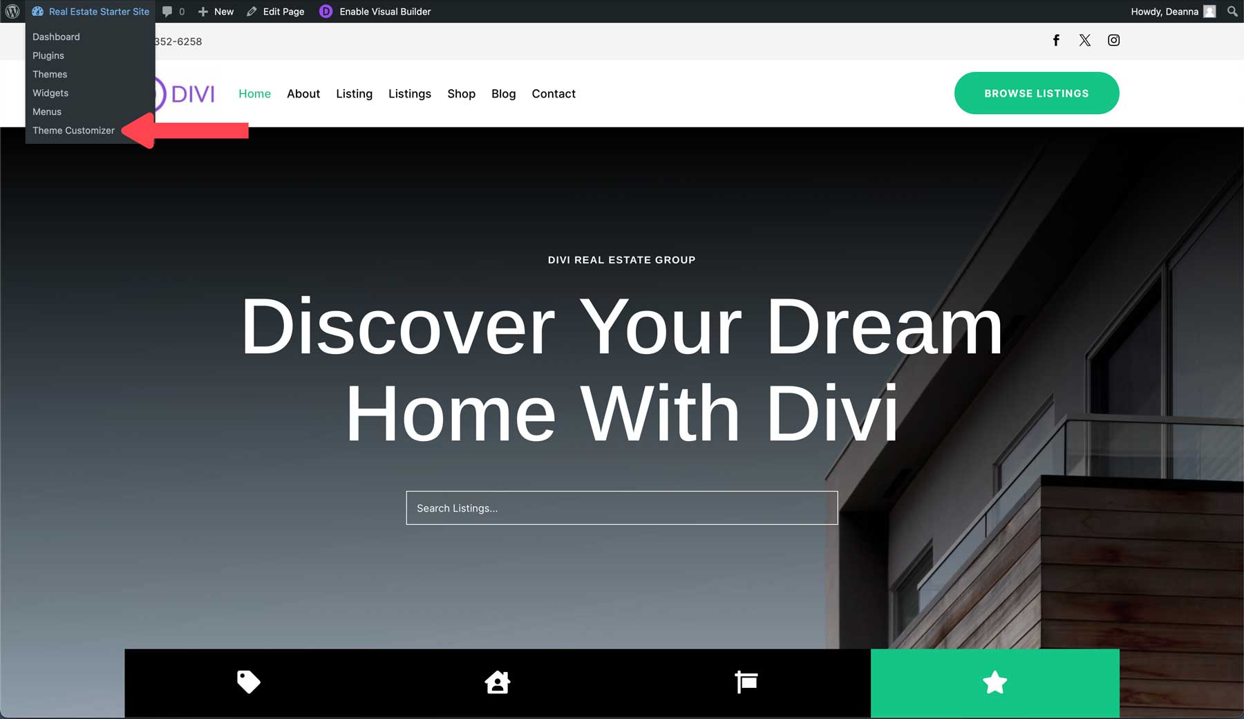 Divi の不動産スターター サイト