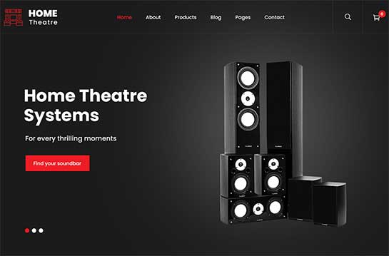 Tema WordPress de home theater