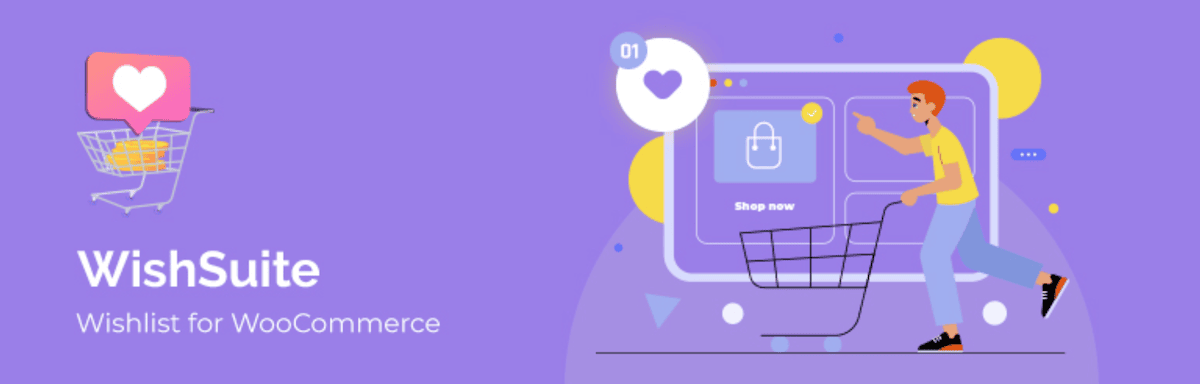 El encabezado del complemento WishSuite de WordPress.org.