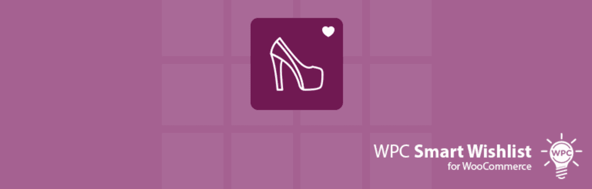 La imagen del encabezado del complemento WPC Smart Wishlist para WooCommerce de WordPress.org.