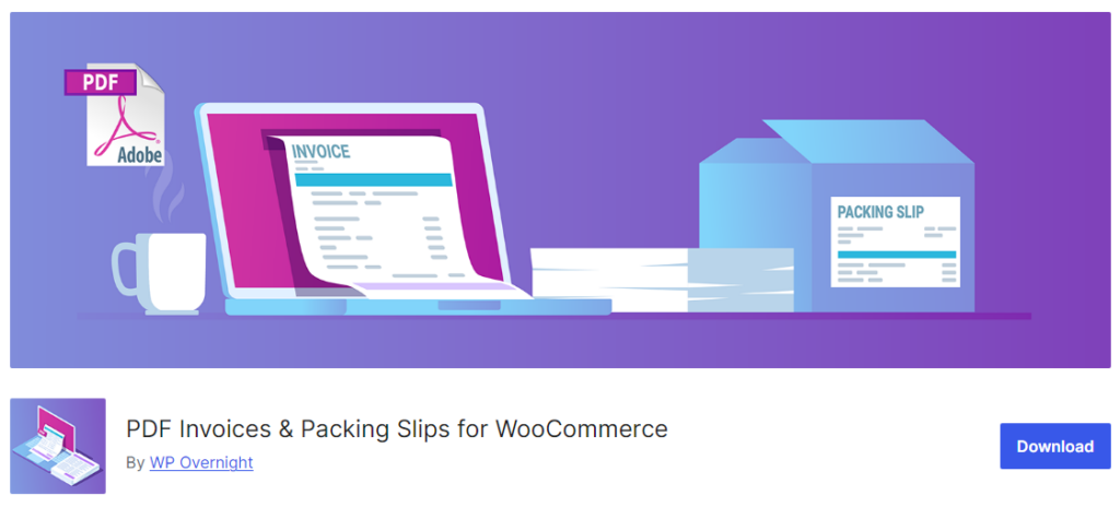 Faktur PDF & Slip Pengepakan untuk WooCommerce